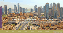 Desktop Screenshot of aaproperties.ae